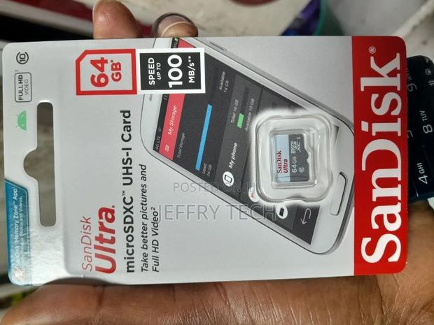 Sandisk Ultra 64GB Microsdxc UHS-I, 140mb/S R Memory Card,