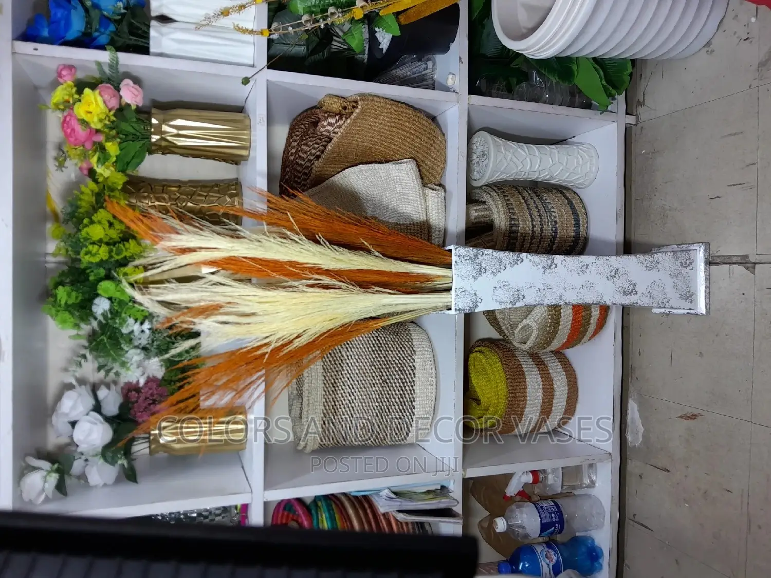 Home Decor Pampas Grass and Vase