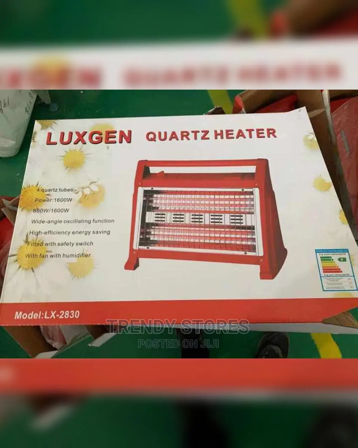 1600watts LUXGEN LX -2830 Quartz Room Heater
