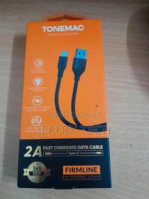 Type C USB Data Cable for Smartphone - 1.5 Meter, BLACK - thumbnail 2