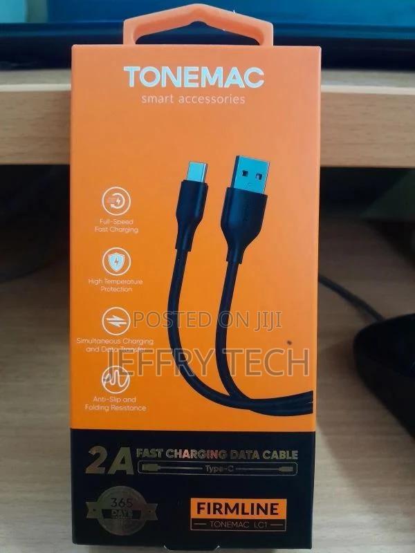 Type C USB Data Cable for Smartphone - 1.5 Meter, BLACK - thumbnail 3
