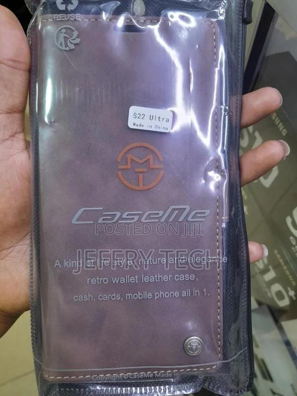 Samsung Galaxy S22 Ultra Case Wallet With Card Holder,Kickst - thumbnail 2