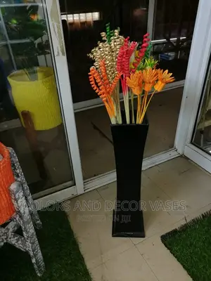 Decorative Flowers + Vase