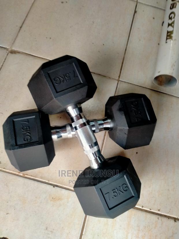 Fixed Dumbell , 7.5kg Pair - main view