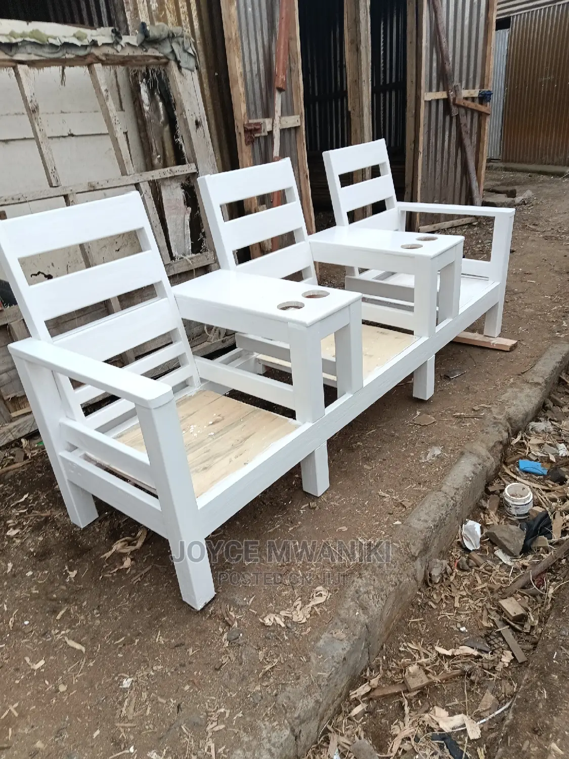Waiting Bench 3 Seater