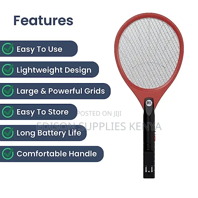 Mosquito Swatter Bat Racket Killer Insect Killer Recharges