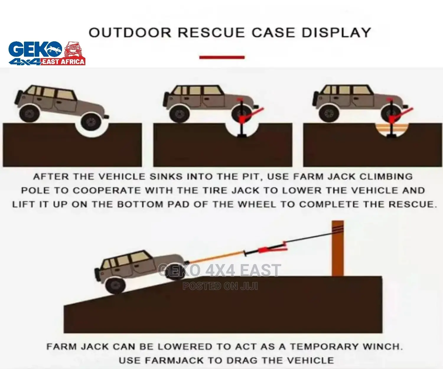 Hi-Lift Jack, Tanganyika Jack-Complete KIT (See Images)