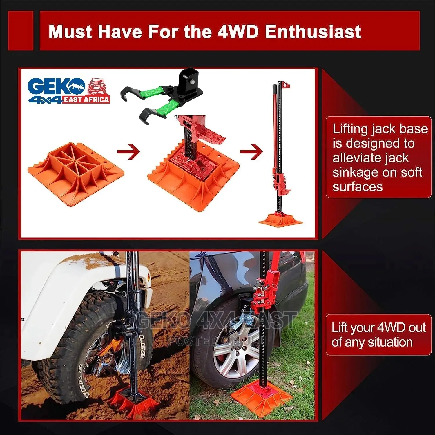 Hi-Lift Jack, Tanganyika Jack-Complete KIT (See Images)