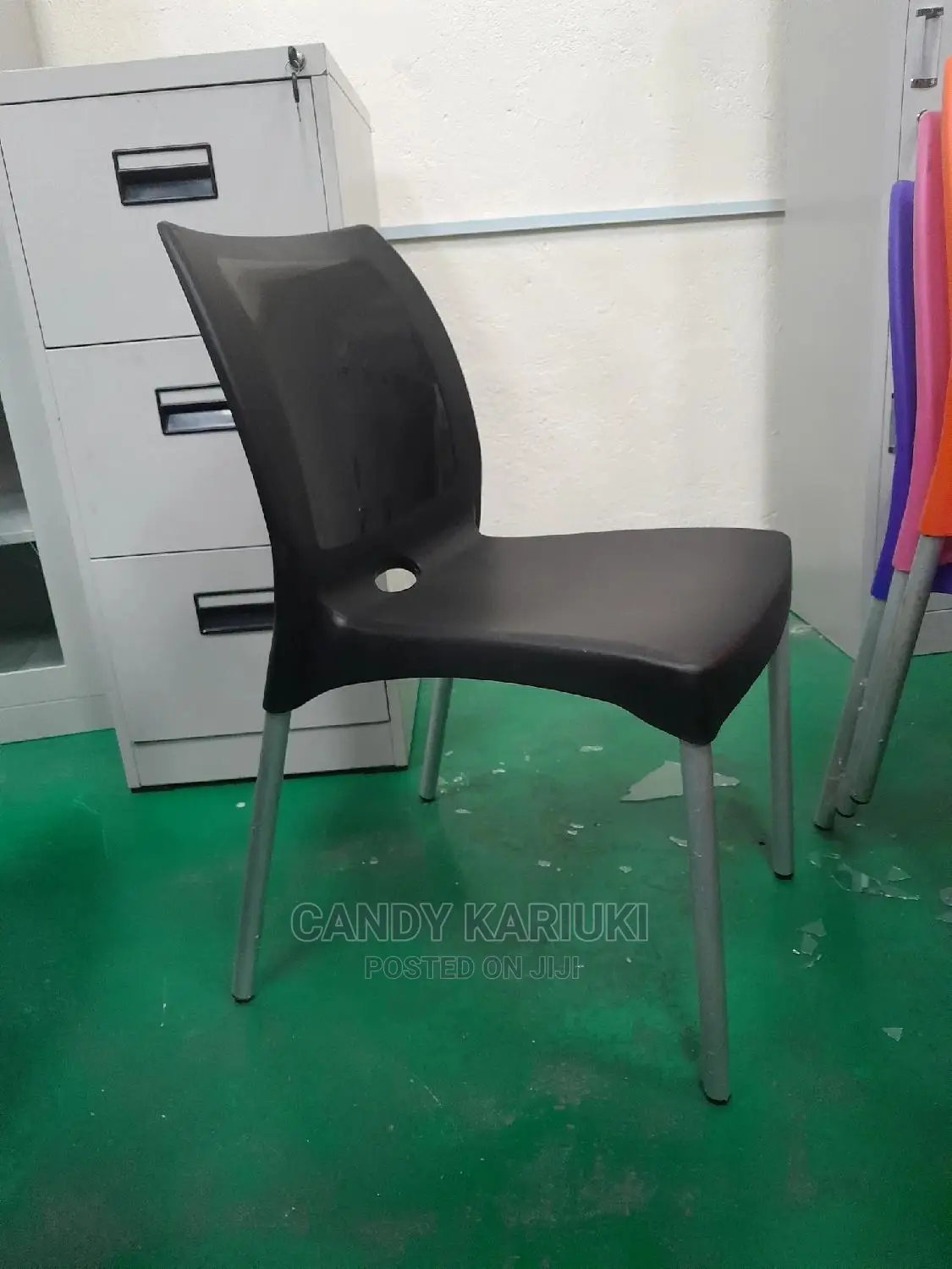 Black Plastic Chair