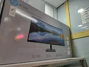 HP Curved Monitor M34d With Type USB-C