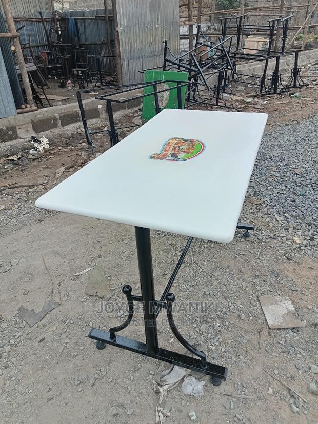 Restaurant Table With Logo Size 4ft by 2 Ft - main view