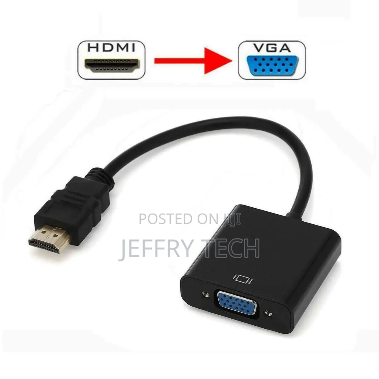 HDMI Male To VGA Female Adapter Converter Cable For Video HD
