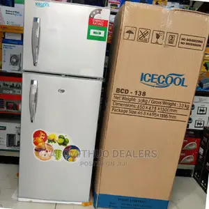 138 Liters Double Door Icecool Fridge / Refrigerator