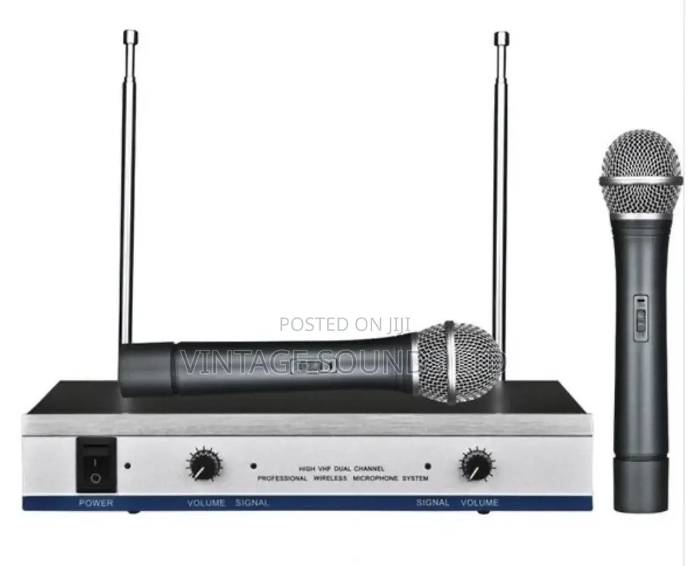 Max DH-744 Wireless Microphone Dual Channel Transmitter