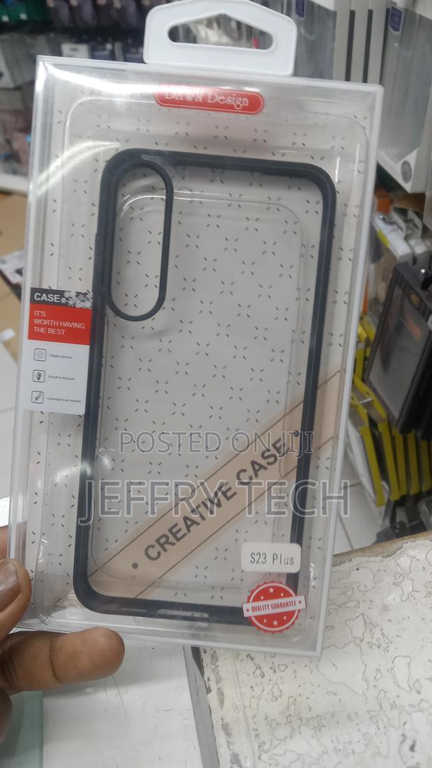 Back Cover for Samsung Galaxy S23 Plus 5G, Transparent Hybr