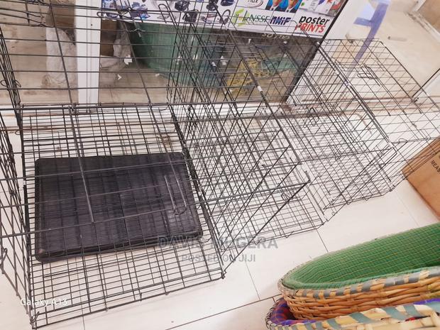 Foldable Metal Cage for Dogs and Other Pets Medium Size - thumbnail 3