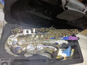 Silver Suzuki Alto Saxophone - thumbnail 2