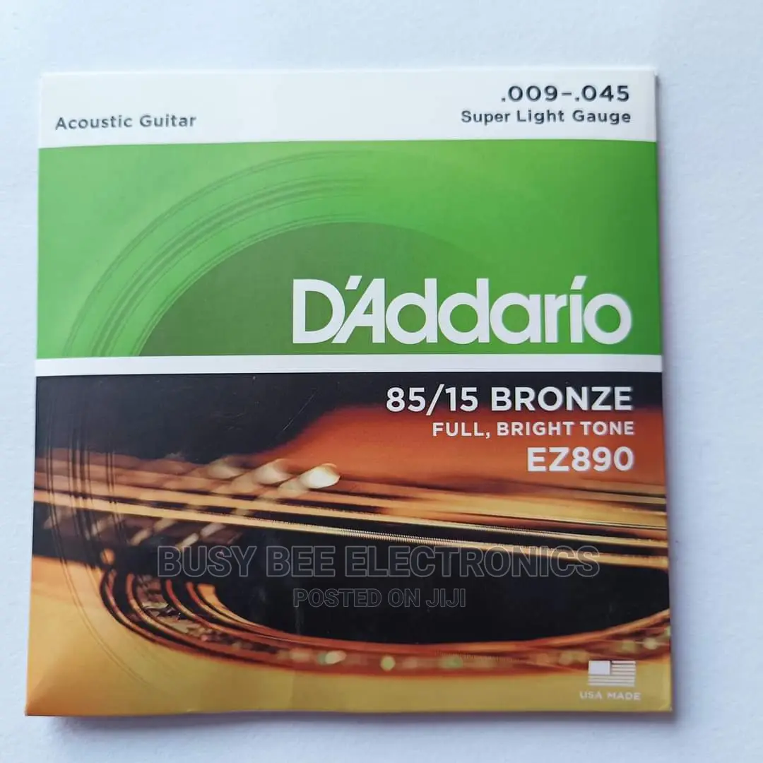 D Addario Bronze Coated Guitar Strings
