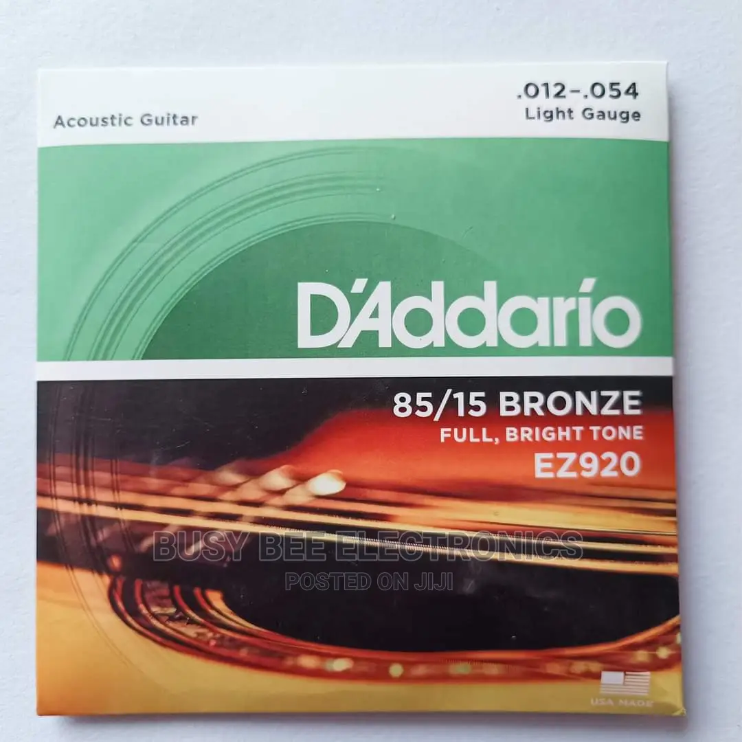 D Addario Bronze Coated Guitar Strings