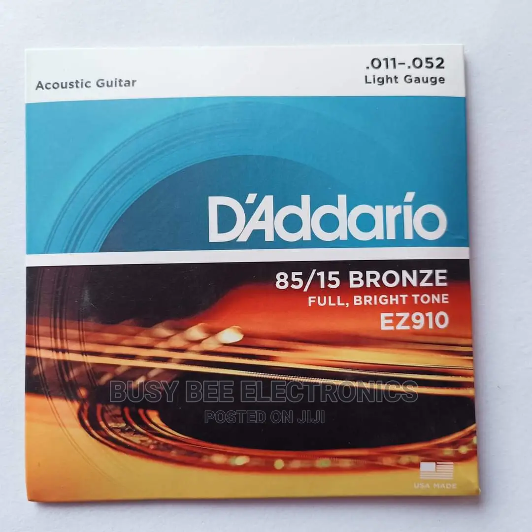 D Addario Bronze Coated Guitar Strings