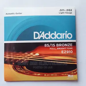 D Addario Bronze Coated Guitar Strings