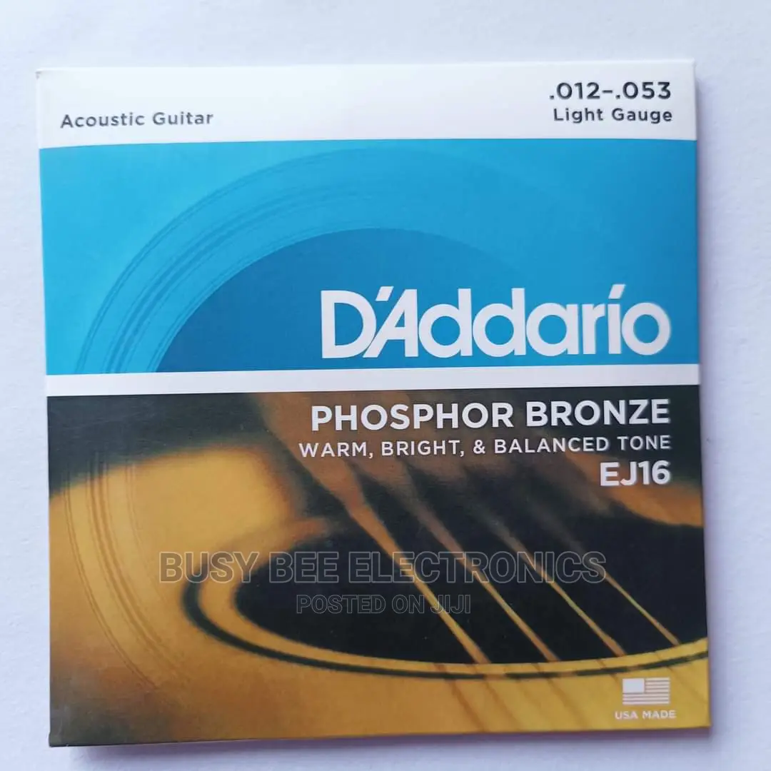 D Addario Bronze Coated Guitar Strings