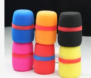 Multicoloured Microphone Sponge