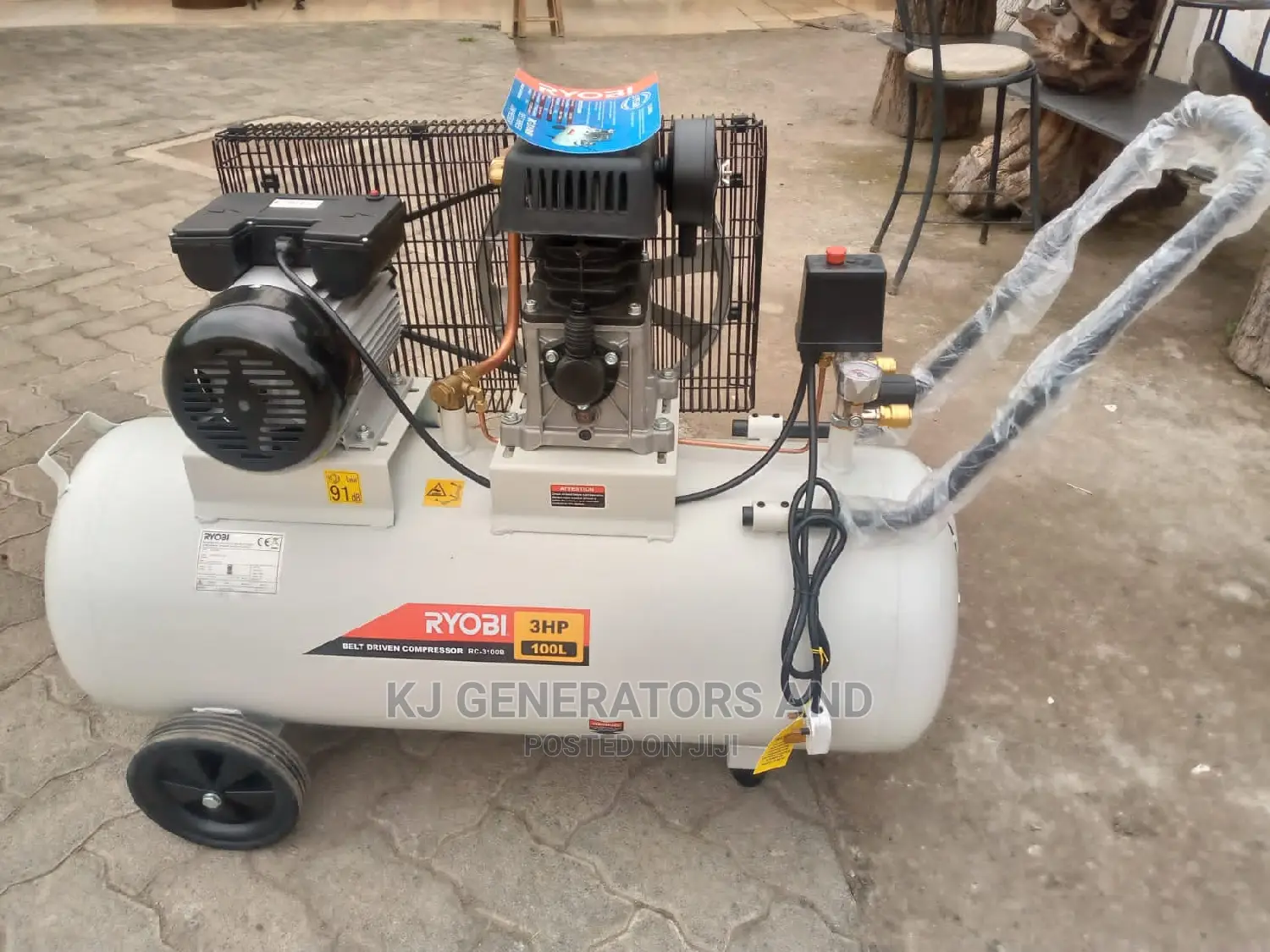 Ryobi Electric Compressor Available -100litres