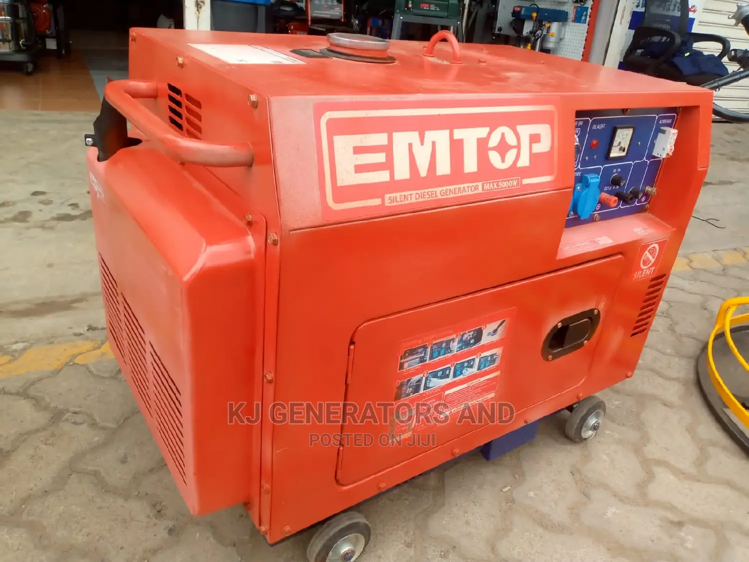 5 Kva Silent Emtop Generator Available