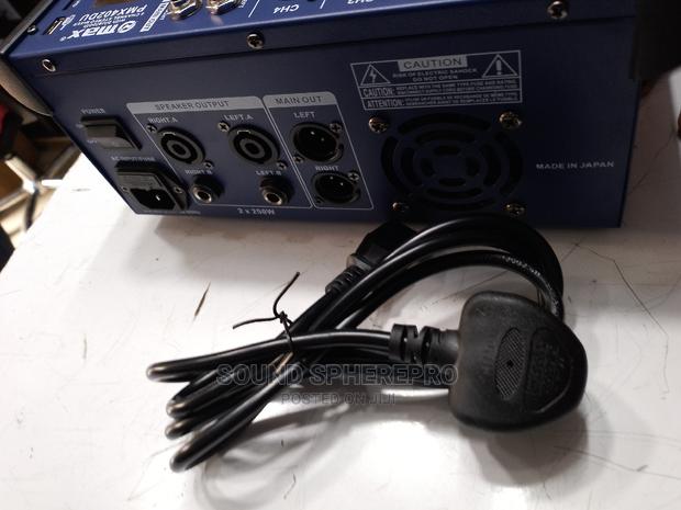 Max 4 Channel Powered Mixer - main view