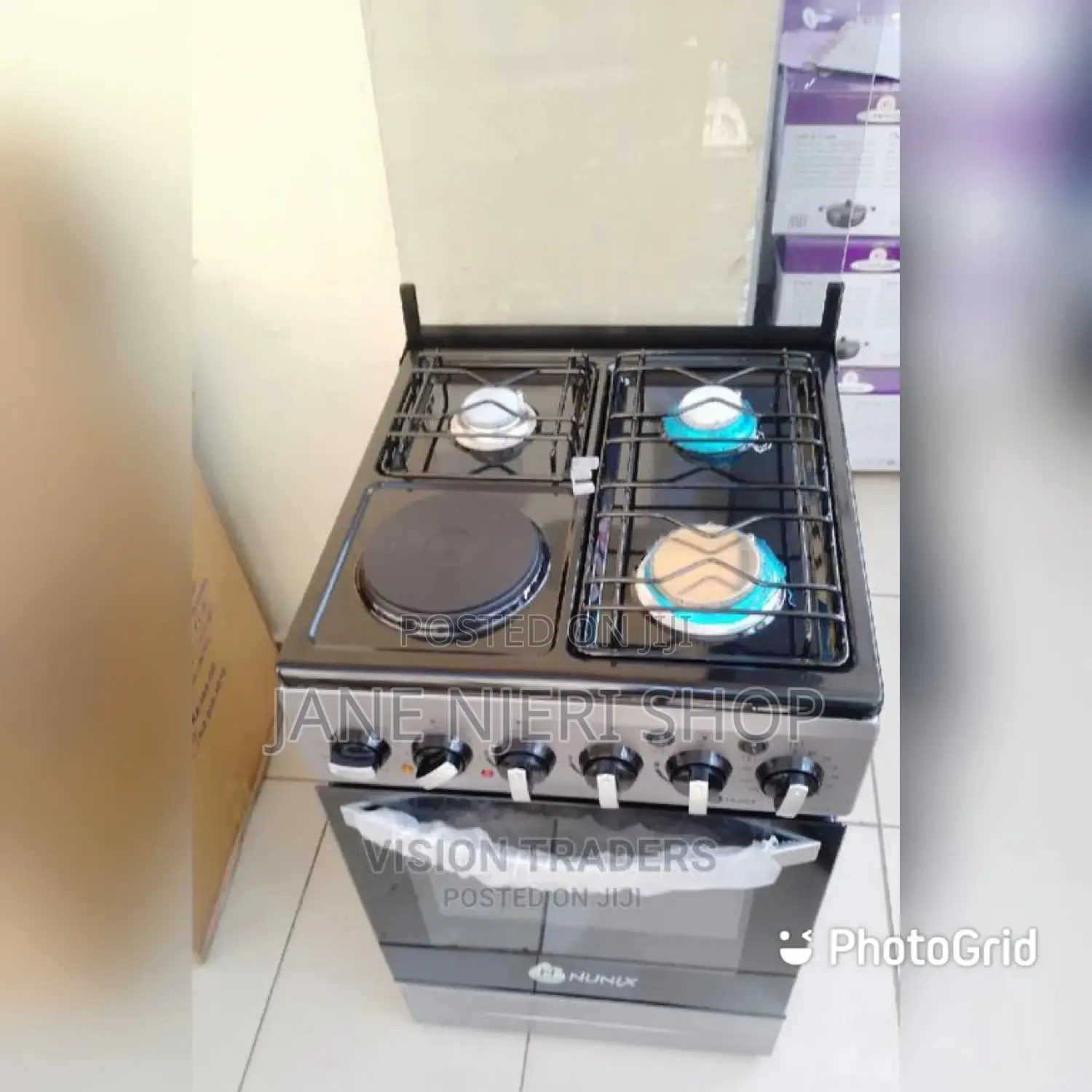 Nunix 3+1 60 By 60 Standing Cooker Affordable