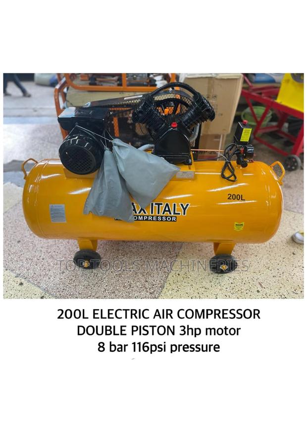 K-Max Italy Air Compressor 200ltr 3hp 2piston - main view