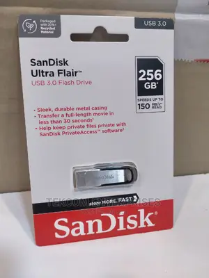 Sandisk 256gb Ultra Flair Usb 3.0 Flash Drive