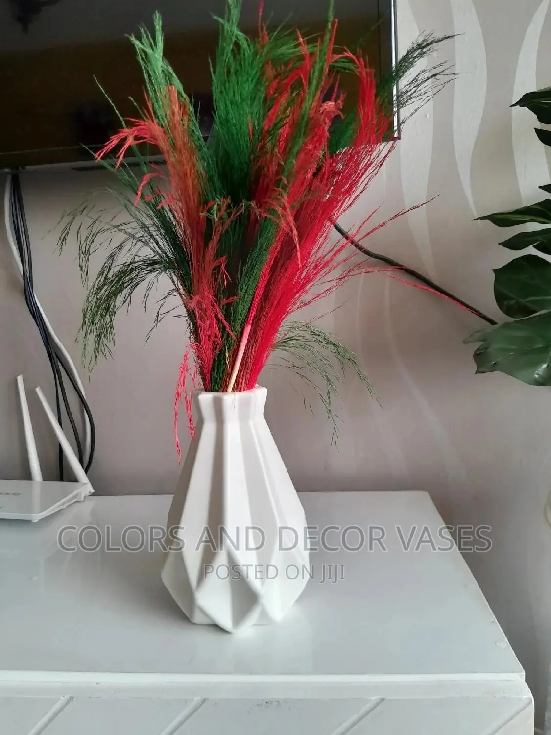 Vase Grass Pampas