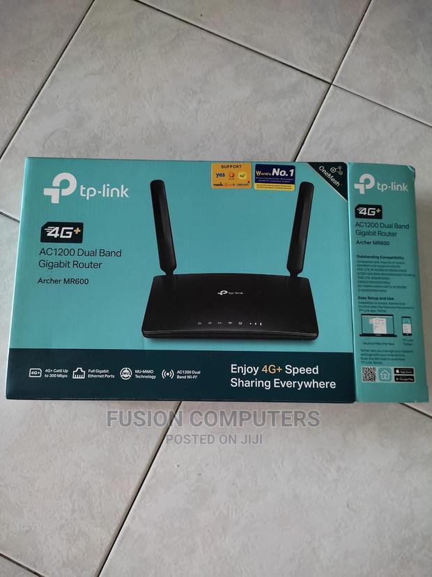 Tplink 4G+ Cat6 AC1200 Dual Band Gigabit Router ARCHER MR600