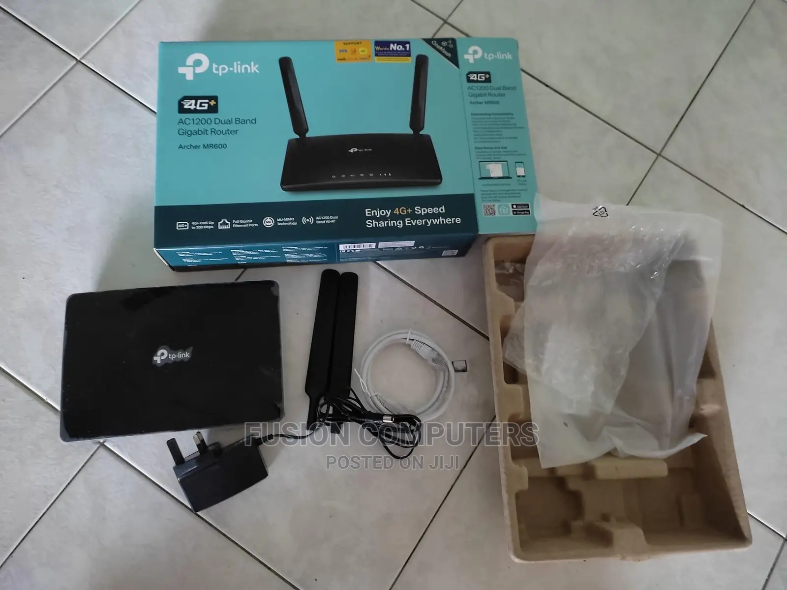 Tplink 4G+ Cat6 AC1200 Dual Band Gigabit Router ARCHER MR600