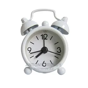 Mini Metal Alarm Clock Portable Home