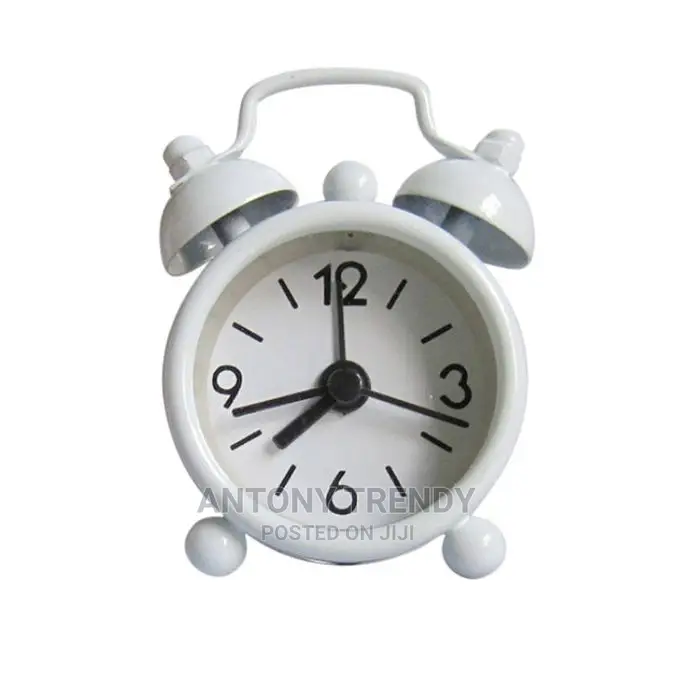 Mini Metal Alarm Clock Portable Home