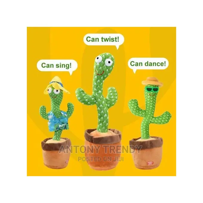 Generic Dancing Cactus Toy Electronic Dancing Song Talking