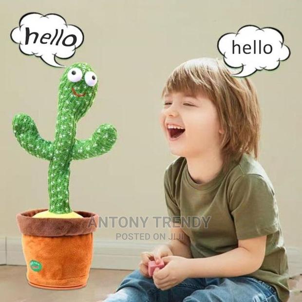 Generic Dancing Cactus Toy Electronic Dancing Song Talking - thumbnail 3