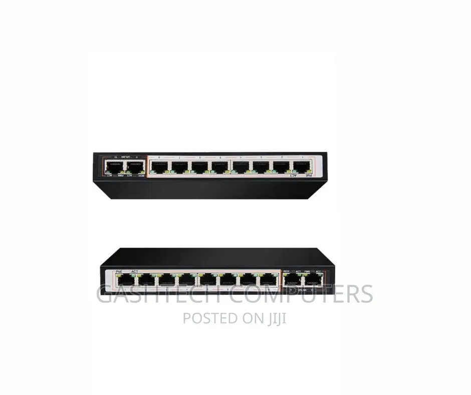 D-Link 8GE Poe+ 2GE Uplink 250m Poe Switch