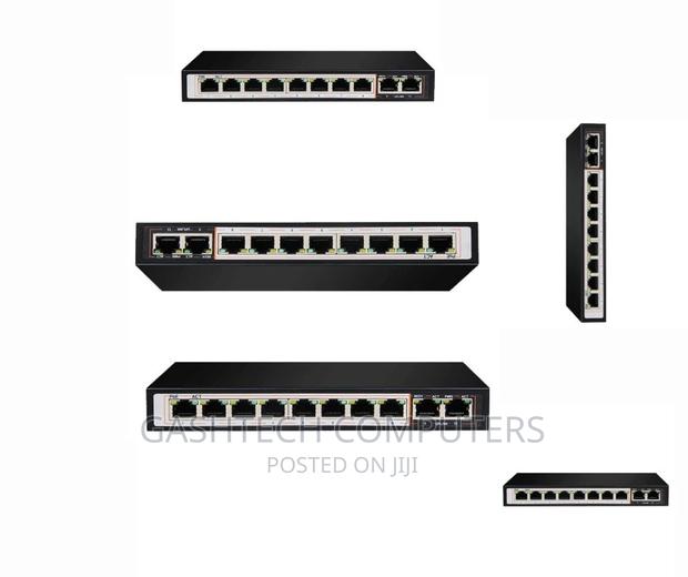 D-Link 8GE Poe+ 2GE Uplink 250m Poe Switch DGS-F1010P