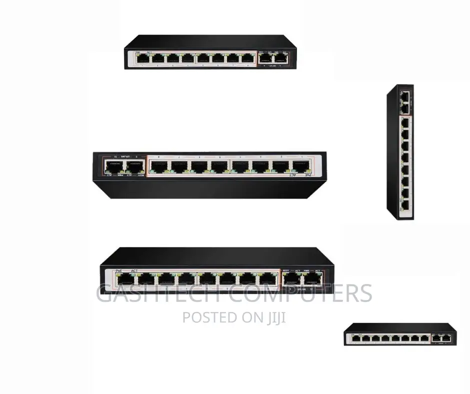 D-Link 8GE Poe+ 2GE Uplink 250m Poe Switch DGS-F1010P