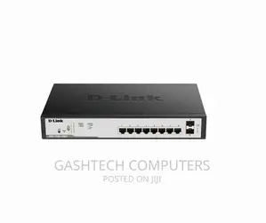 D-Link 8 Port Poe Gigabit Smart Managed Switch + 2 SFP Ports