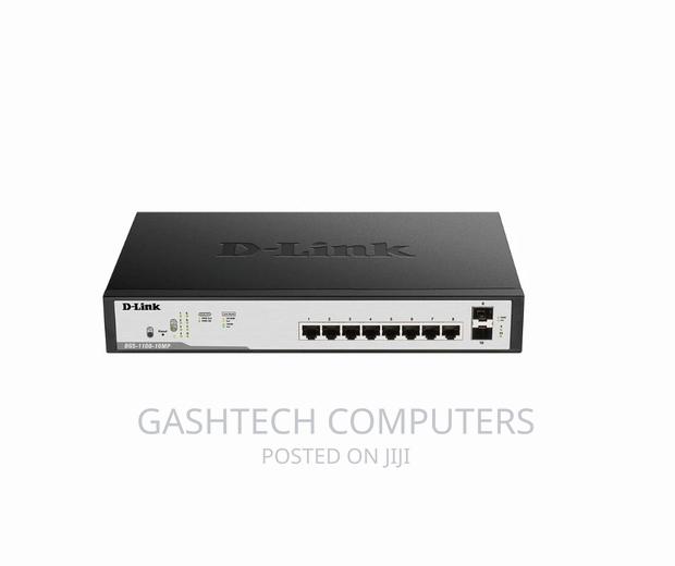 D-Link 8 Port Poe Gigabit Smart Managed Switch + 2 SFP Ports