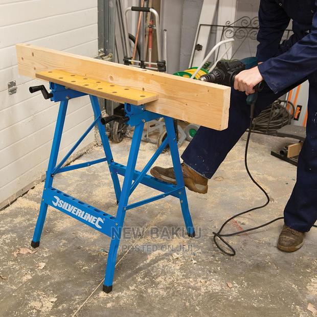 Silverline Heavy Duty Flip-Top Workbench 150kg - main view