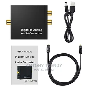 192khz Digital to Analog Audio Converter With Volume Adjustm