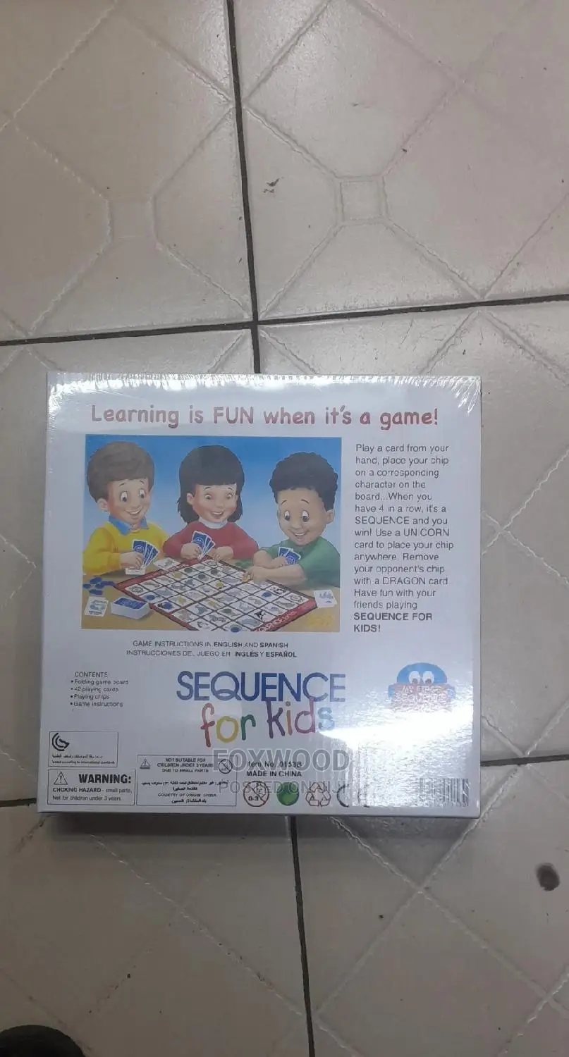 Sequence for Kids(2-4 Players)