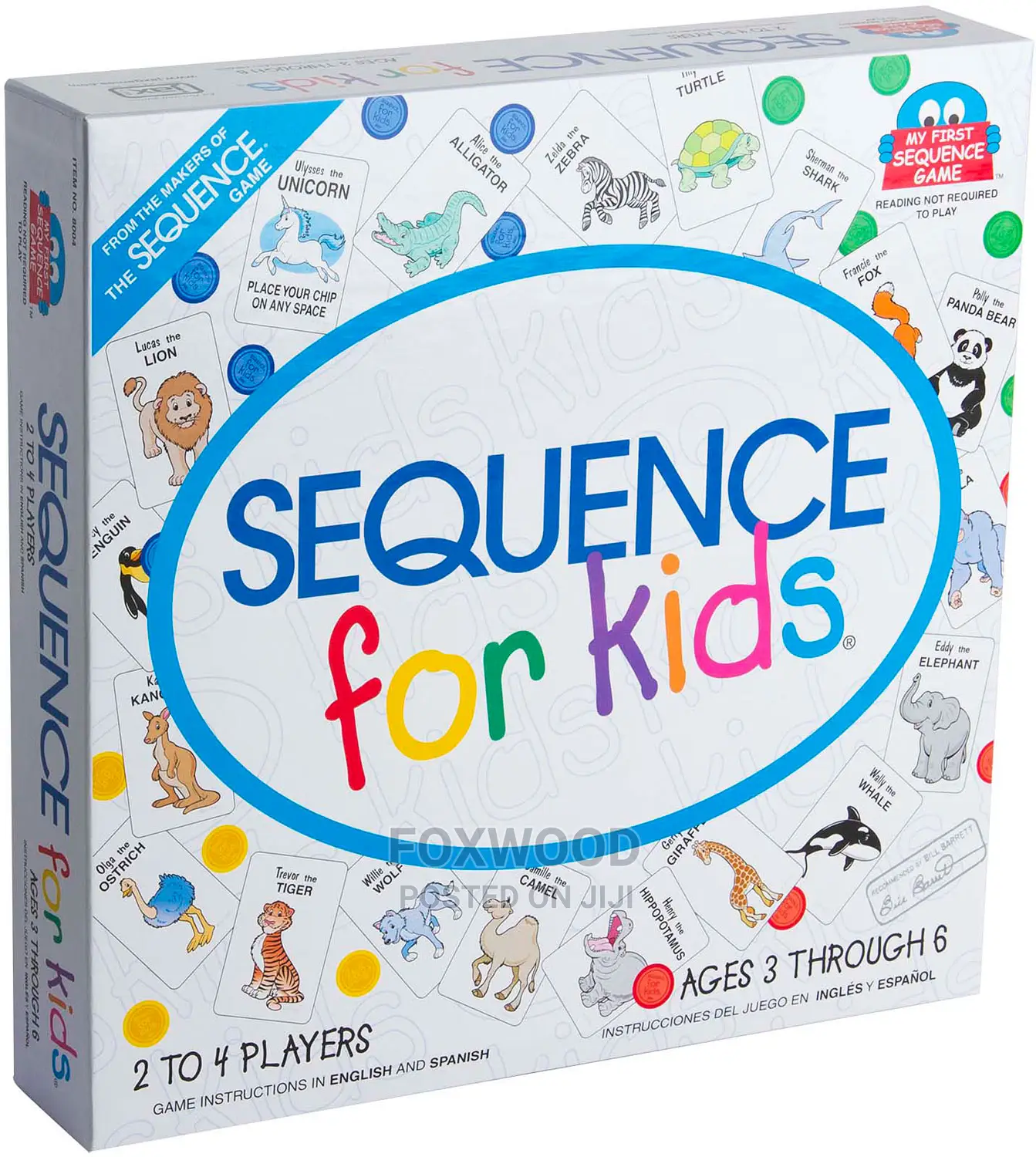 Sequence for Kids(2-4 Players)