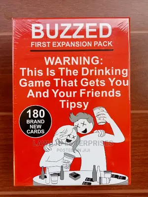 Buzzed Tipsy Party Game for Friends - First Expansion Pack